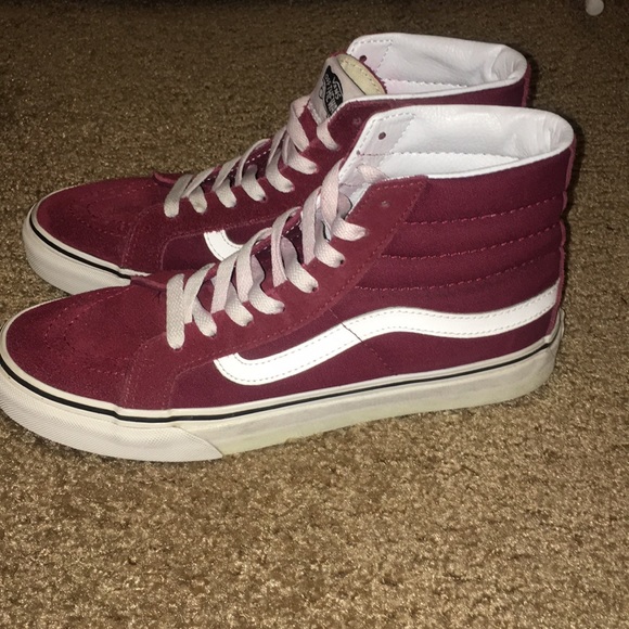 Burgundy VANS - Picture 2 of 4